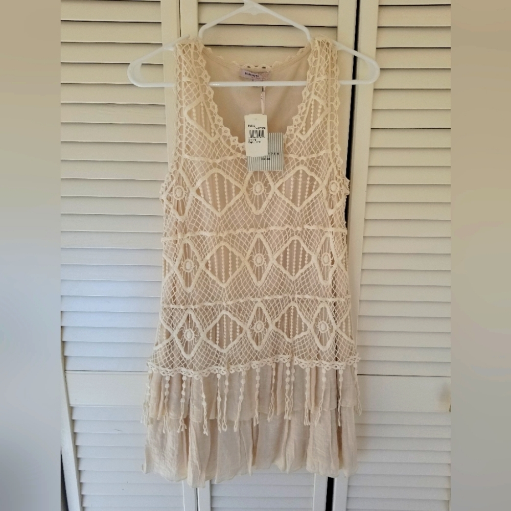 Cream Dress size M Blu Pepper
